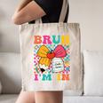 Pencil Bow Bruh I'm In Back To School Kindergarten Canvas Tote Bag