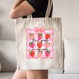 Preppy Back To School 3rd Grade Is My Jam Strawberry Bow Canvas Tote Bag Preppy Back To School 3rd Grade Is My Jam Strawberry Bow Canvas Tote Bag
