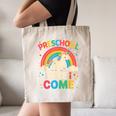 Preschool Here I Come Unicorn Back To School Preschool Girls Canvas Tote Bag Preschool Here I Come Unicorn Back To School Preschool Girls Canvas Tote Bag