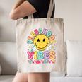 Preschool Vibes Smile Face Back To School Kinder Girls Kids Canvas Tote Bag Preschool Vibes Smile Face Back To School Kinder Girls Kids Canvas Tote Bag