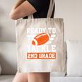 Ready To Tackle 2nd Grade Back To School Kids Football Canvas Tote Bag