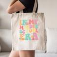 Retro Groovy In My Middle School Era Back To School Canvas Tote Bag