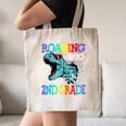 Roaring Into 2Nd Grade DinosaurRex Back To School Canvas Tote Bag Roaring Into 2Nd Grade DinosaurRex Back To School Canvas Tote Bag