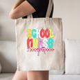 School Nurse Appreciation Day Coquette Bow Back To School Canvas Tote Bag