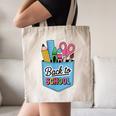 School Supplies In Pocket Back To School Boys Girls Canvas Tote Bag School Supplies In Pocket Back To School Boys Girls Canvas Tote Bag