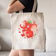 Strawberry Elephant Italian Brainrot Meme Back To School Premium Tri-Blend Canvas Tote Bag Strawberry Elephant Italian Brainrot Meme Back To School Premium Tri-Blend Canvas Tote Bag