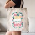 Student Take a Look It's In a Book Back To School Graphic Canvas Tote Bag Student Take a Look It's In a Book Back To School Graphic Canvas Tote Bag