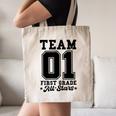 Team 1st Grade All-Stars Back To School Sports Jersey Canvas Tote Bag