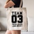 Team 3rd Grade All-Stars Back To School Sports Jersey Canvas Tote Bag Team 3rd Grade All-Stars Back To School Sports Jersey Canvas Tote Bag