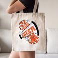 Tigers Cheerleading Back To School Cheer Team Spirit Orange Canvas Tote Bag