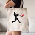 Valentines Day Baseball Batter Silhouette Heart Men Boys Kid Canvas Tote Bag Valentines Day Baseball Batter Silhouette Heart Men Boys Kid Canvas Tote Bag