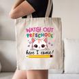 Watch Out Preschool Here I Come Girls Back To School Performance Canvas Tote Bag Watch Out Preschool Here I Come Girls Back To School Performance Canvas Tote Bag