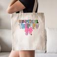 Women Occupational Therapy OT Pencil Bow Back To School COTA Canvas Tote Bag