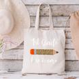 1st Grade Here I Come Leopard Pencil Back To School Student Canvas Tote Bag
