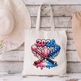 2026 American Flag Baseball Ice Cream Drip Bats Boys Canvas Tote Bag 2026 American Flag Baseball Ice Cream Drip Bats Boys Canvas Tote Bag