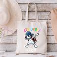 4th Grade Crew Dalmatian Dog Dabbing Back To School Premium Tri-Blend Canvas Tote Bag