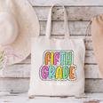 5th Fifth Grade Vibes Back To School Dalmatian Dots Canvas Tote Bag 5th Fifth Grade Vibes Back To School Dalmatian Dots Canvas Tote Bag