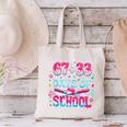 67 33 Days Of School Baseball Drip 100th Day Of School Boys Canvas Tote Bag