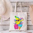 67 Dabbing Banana Baseball 6 7 Dripping Ice Cream Meme Canvas Tote Bag
