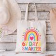 67 Days Smarter Rainbow For Back To School Kids Canvas Tote Bag