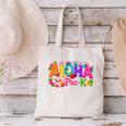 Aloha Pre-K Tropical Floral Beach Silly Goose Back To School Canvas Tote Bag