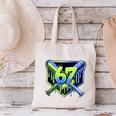Awesome 67 Baseball Drip Effect Baseball 6-7 Meme Graphic Premium Tri-Blend Canvas Tote Bag