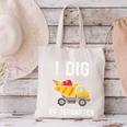 Back To School I Dig Kindergarten Dumping Truck Boys Girls Canvas Tote Bag
