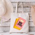 Back To School Notebook And Pencil Graphic Design Premium Tri-Blend Canvas Tote Bag