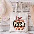 Back To School Retro Apple PRE-K Classroom Canvas Tote Bag Back To School Retro Apple PRE-K Classroom Canvas Tote Bag