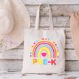 Back To School Shirt Rainbow Happy First Day Of Pre-K Canvas Tote Bag Back To School Shirt Rainbow Happy First Day Of Pre-K Canvas Tote Bag