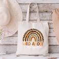 Back To School Wild About Kindergarten Leopard Rainbow Canvas Tote Bag Back To School Wild About Kindergarten Leopard Rainbow Canvas Tote Bag