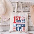Baseball 1st Grade Back To School 1st Grade Batter Up Canvas Tote Bag Baseball 1st Grade Back To School 1st Grade Batter Up Canvas Tote Bag