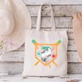 Baseball 8 Year Old Ice Cream Drip 8th Birthday Boy Number 8 Canvas Tote Bag