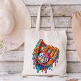 Baseball Drip Ice Cream Sprinkles Baseball Glove For Boys Canvas Tote Bag