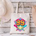 Baseball Drip Jersey Number 99 For Players & 99th Birthday Canvas Tote Bag