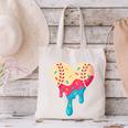 Baseball Drip Melting Ice Cream Baseball Heart Boys Girls Canvas Tote Bag Baseball Drip Melting Ice Cream Baseball Heart Boys Girls Canvas Tote Bag
