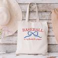 Baseball Is My Favorite Season Shirt Baseball Season Vibes Canvas Tote Bag