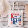 Baseball Kindergarten Back To School Kindergarten Batter Up Canvas Tote Bag