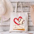 Baseball Nana Baseball Heart Family Matching Canvas Tote Bag