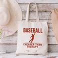 Baseball Tee For Men Women Canvas Tote Bag