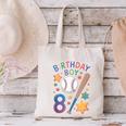 Birthday Boy 8th Birthday Baseball Canvas Tote Bag Birthday Boy 8th Birthday Baseball Canvas Tote Bag