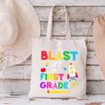 Blast Off Into First Grade Squad First Day Back To School Canvas Tote Bag