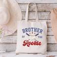 Brother Of Rookie 1st Birthday Baseball Boy Family Matching Canvas Tote Bag Brother Of Rookie 1st Birthday Baseball Boy Family Matching Canvas Tote Bag