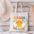 Bruh We Back Middle School Retro Back To School Boys Girls Canvas Tote Bag Bruh We Back Middle School Retro Back To School Boys Girls Canvas Tote Bag