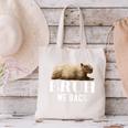 Bruh We Back To School Capybara First Day Of School Canvas Tote Bag
