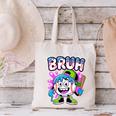 Bruh Baseball Drip Boys Youth Ice Cream Dripping Baseball Canvas Tote Bag
