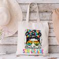 Bruh I'm In 5th Grade Back To School Messy Bun Tie Dye Headb Canvas Tote Bag Bruh I'm In 5th Grade Back To School Messy Bun Tie Dye Headb Canvas Tote Bag