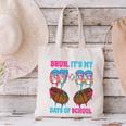 Bruh Its My 67 33 Day Of School Baseball Boys Kids 100th Day Canvas Tote Bag