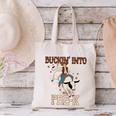 Buckin' Into Pre-K Back To School Cowboy Western Canvas Tote Bag Buckin' Into Pre-K Back To School Cowboy Western Canvas Tote Bag