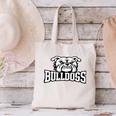 Bulldogs Mascot Back To School Team Spirit Canvas Tote Bag Bulldogs Mascot Back To School Team Spirit Canvas Tote Bag